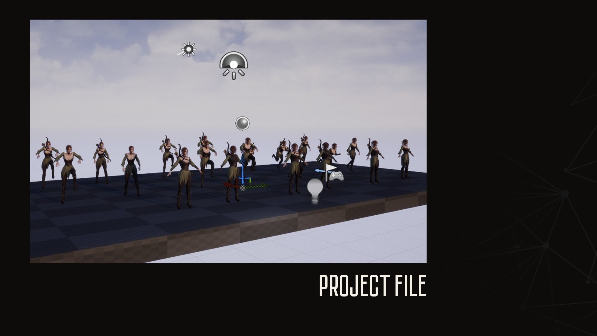 Elf Archer - Game Ready Low-poly 3D model_21