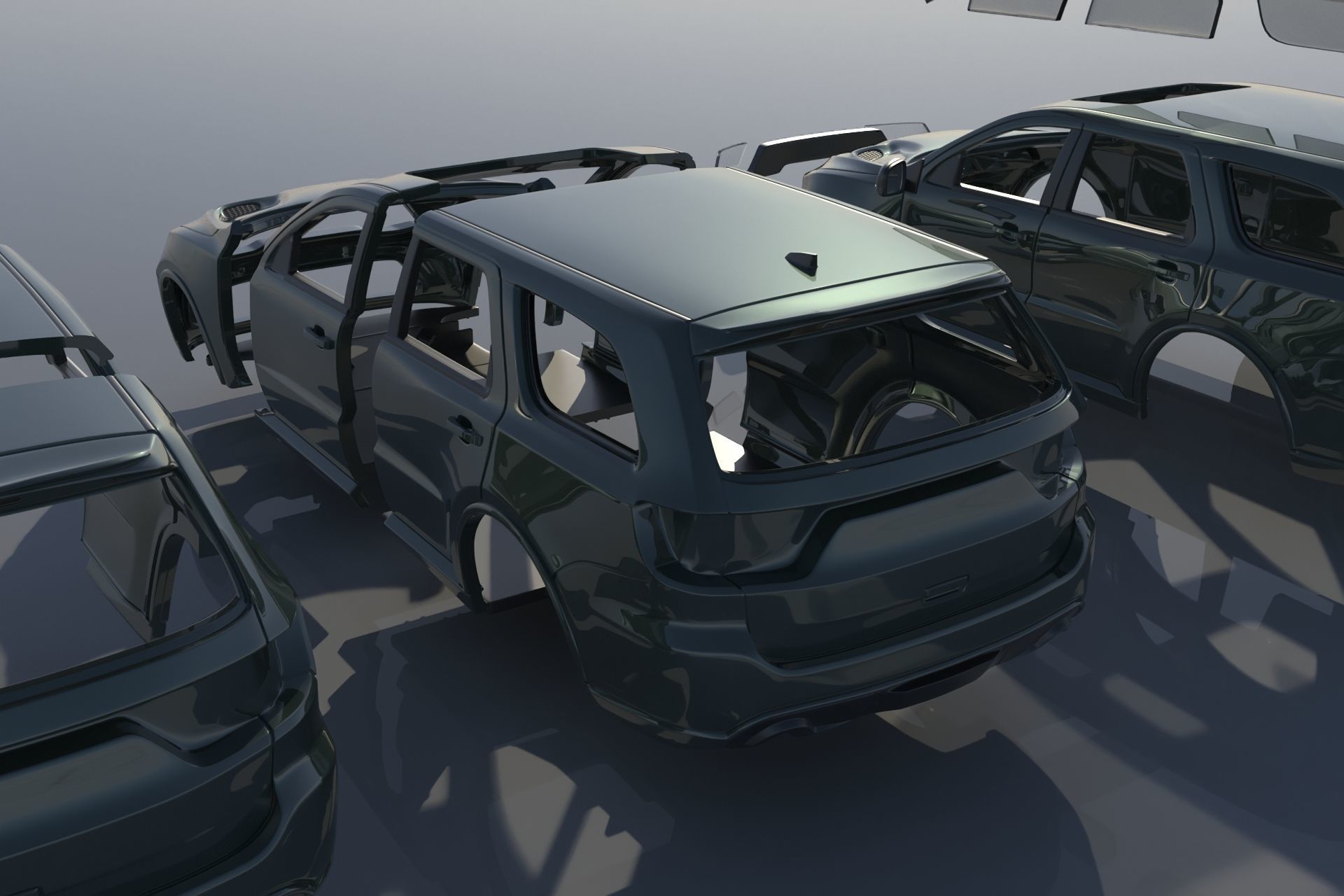 Dodge Durango SRT  3D print model_12