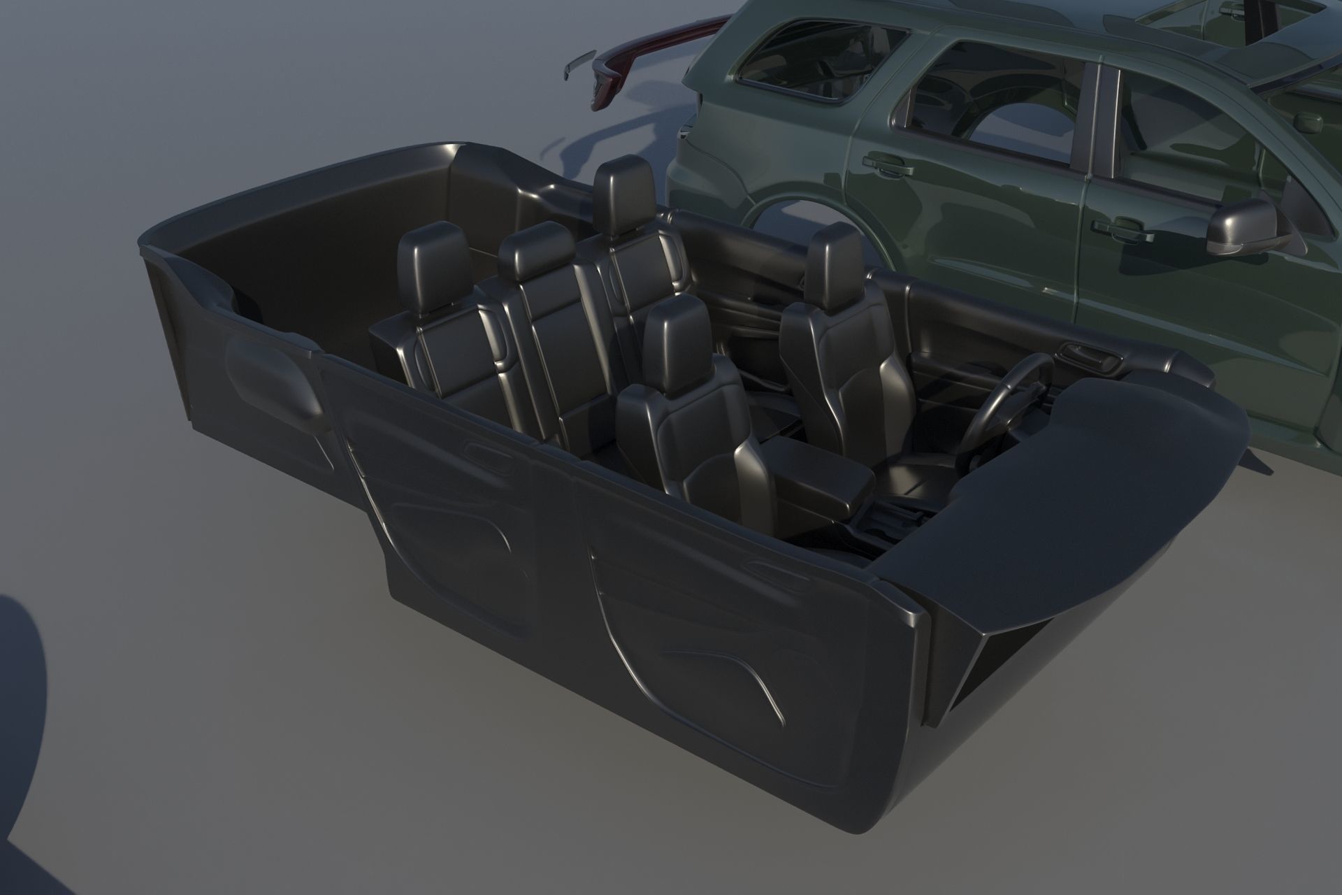 Dodge Durango SRT  3D print model_17