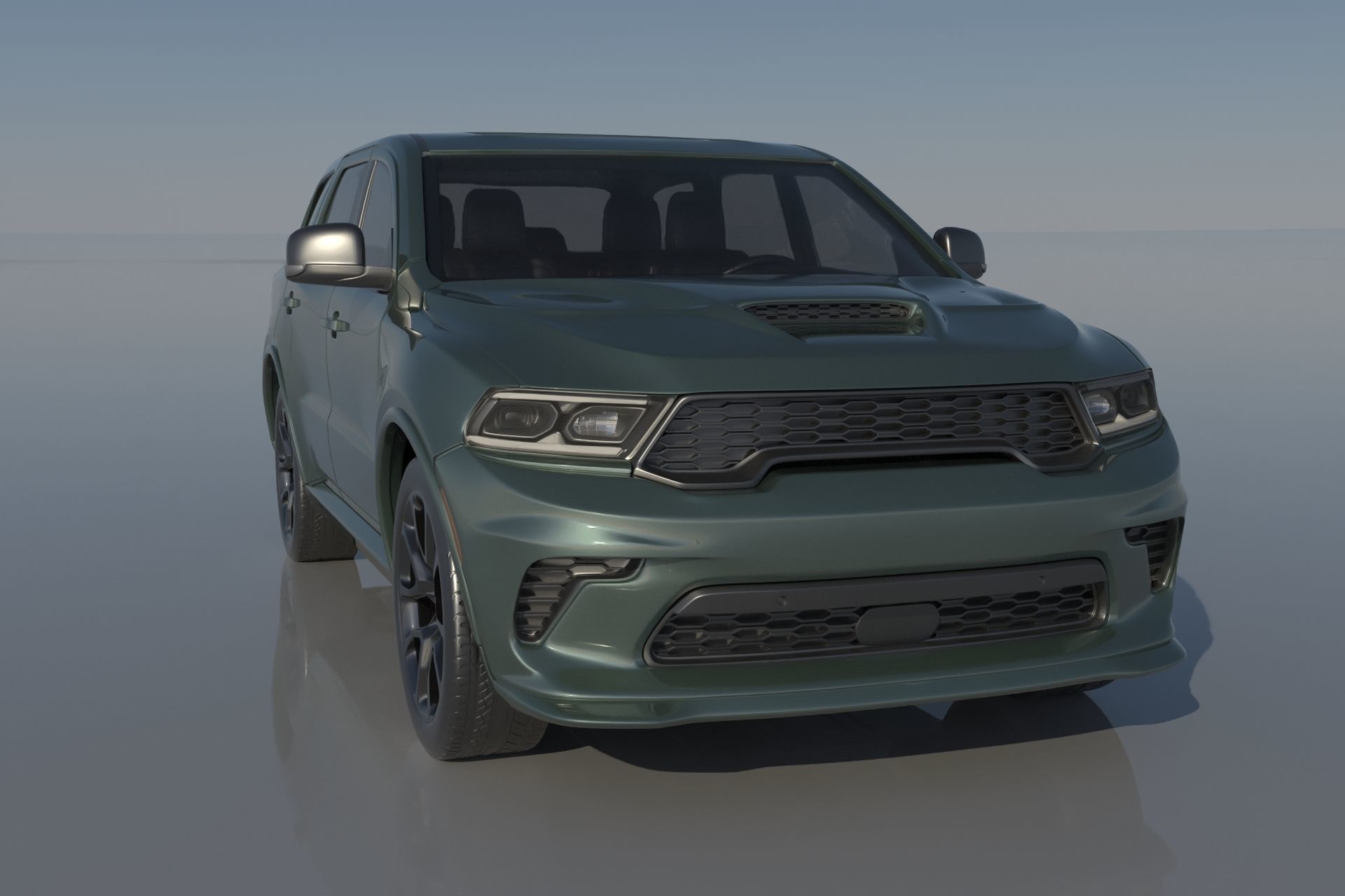 Dodge Durango SRT  3D print model_7