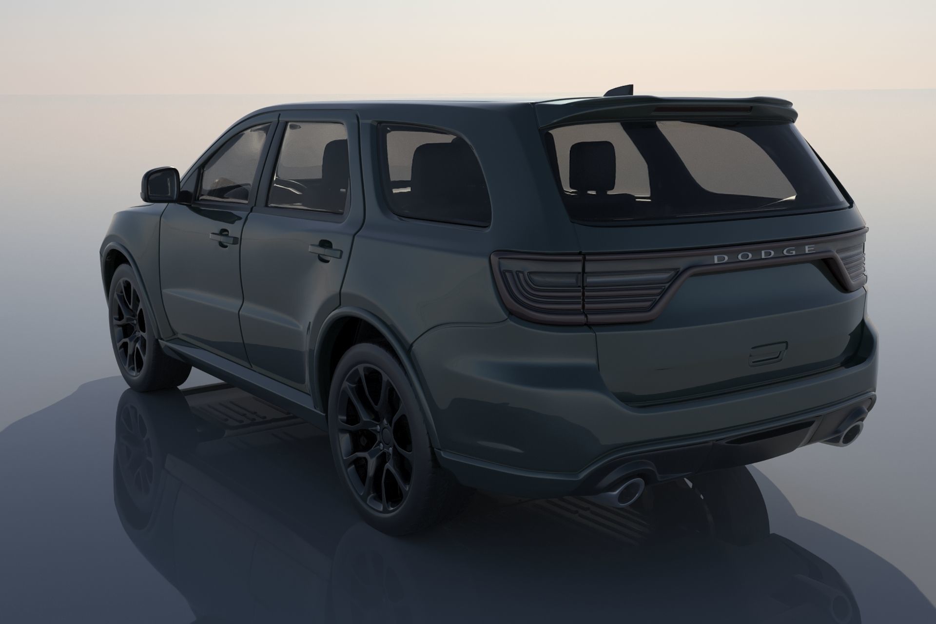 Dodge Durango SRT  3D print model_2
