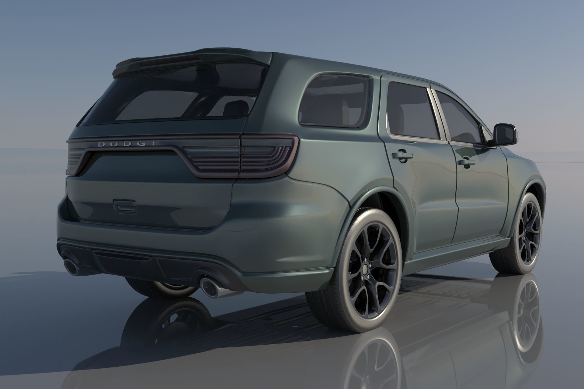 Dodge Durango SRT  3D print model_3