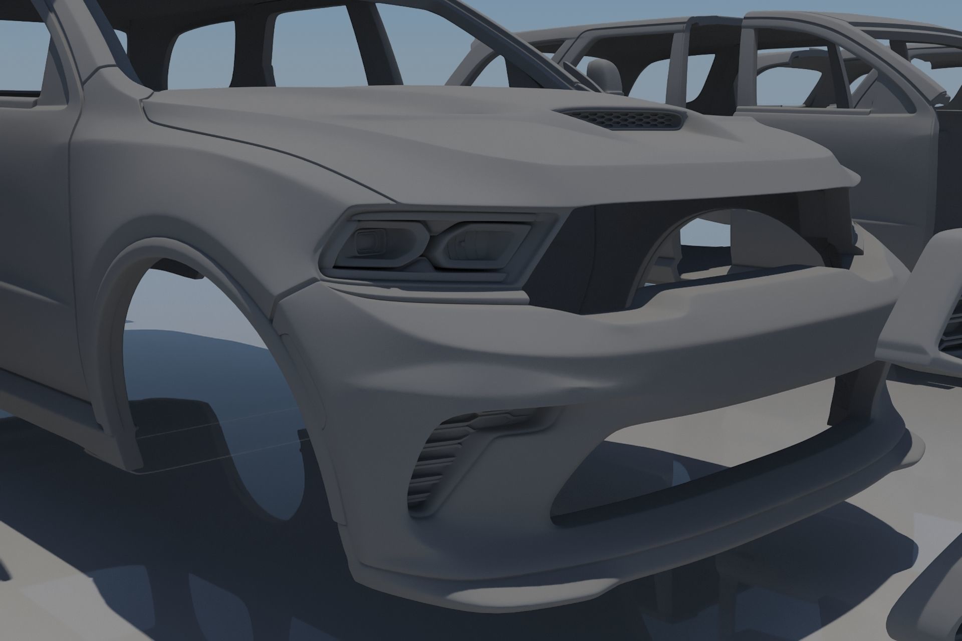 Dodge Durango SRT  3D print model_25
