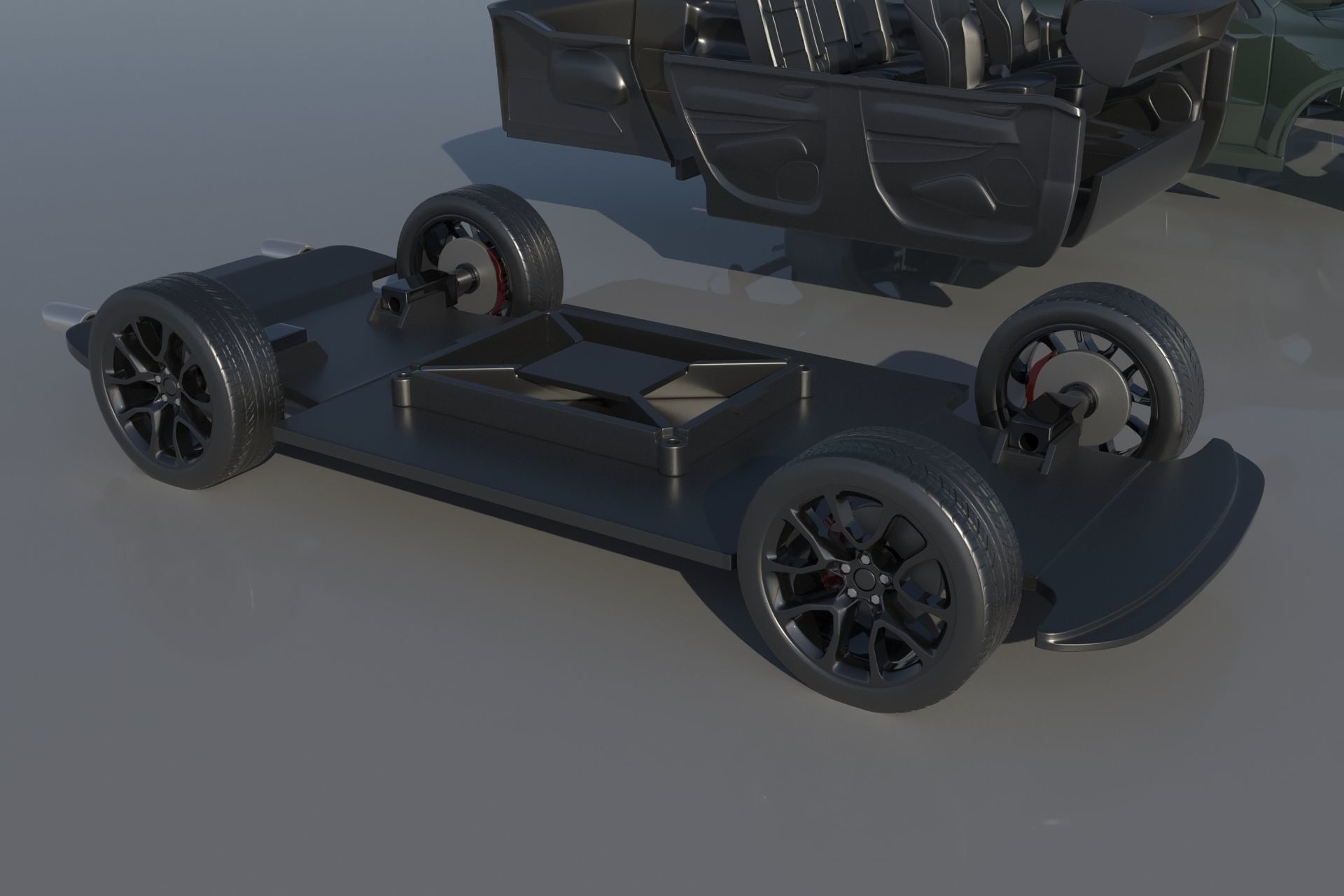 Dodge Durango SRT  3D print model_20