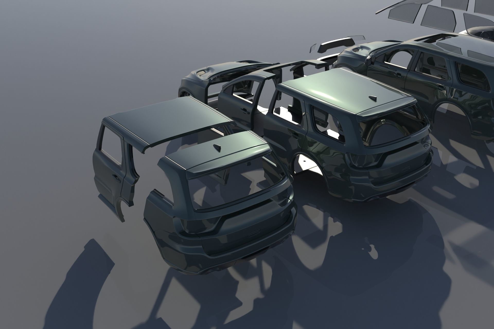 Dodge Durango SRT  3D print model_11
