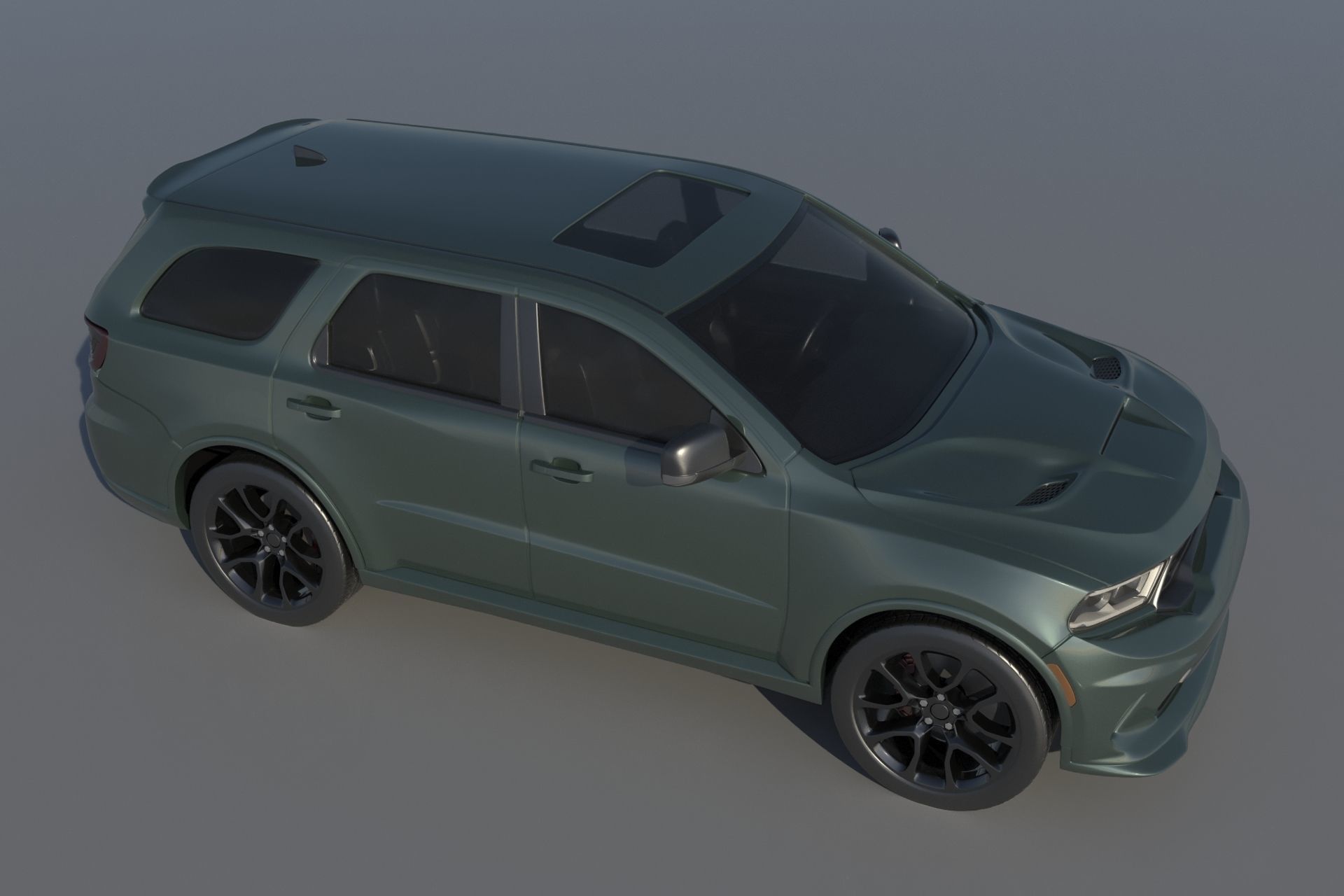 Dodge Durango SRT  3D print model_8
