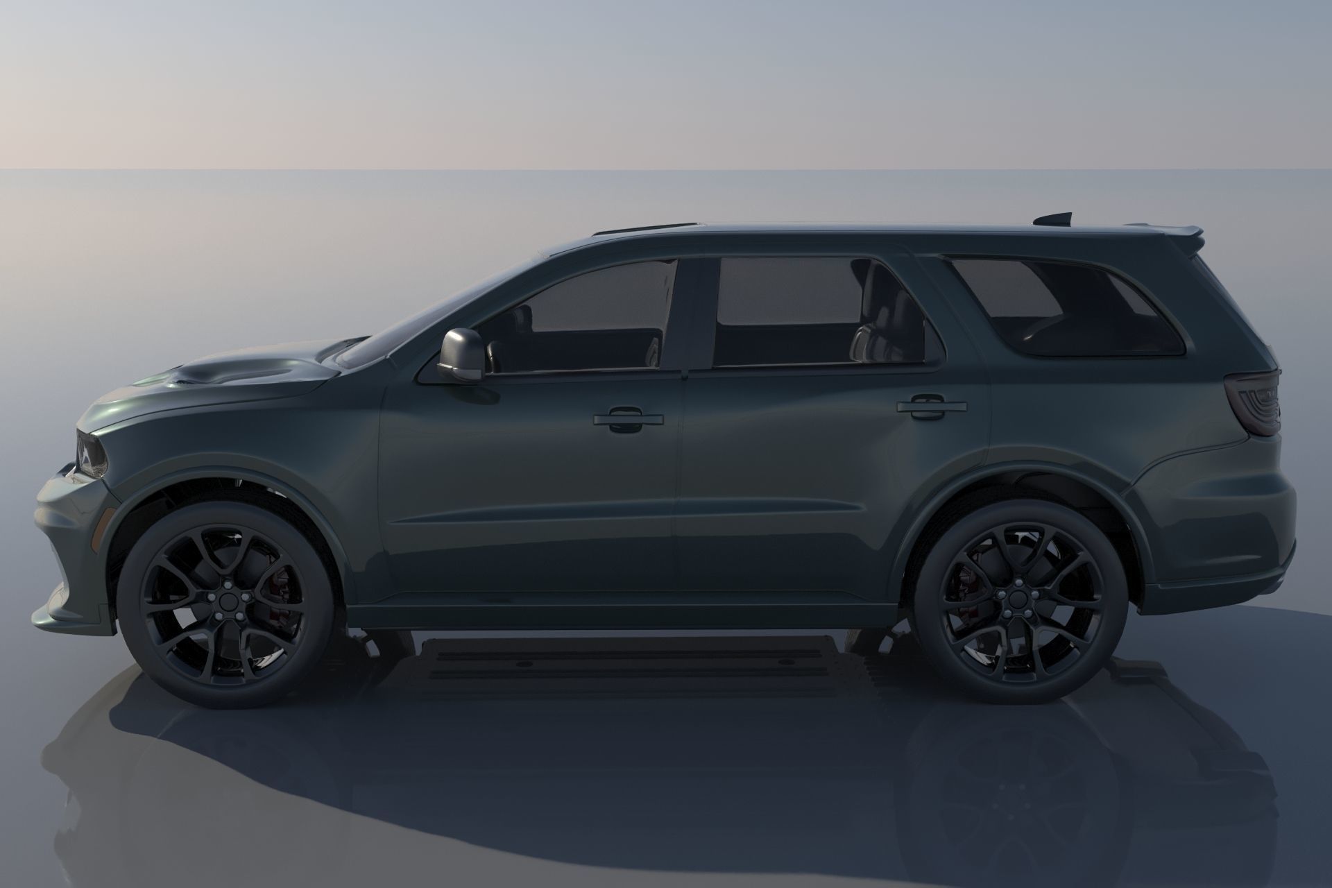 Dodge Durango SRT  3D print model_1