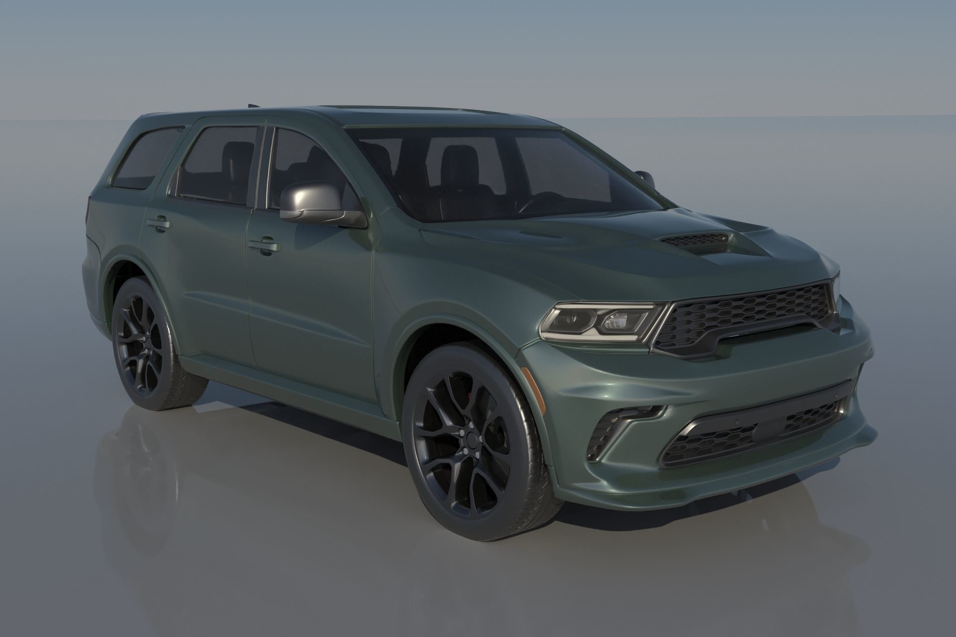 Dodge Durango SRT  3D print model_6