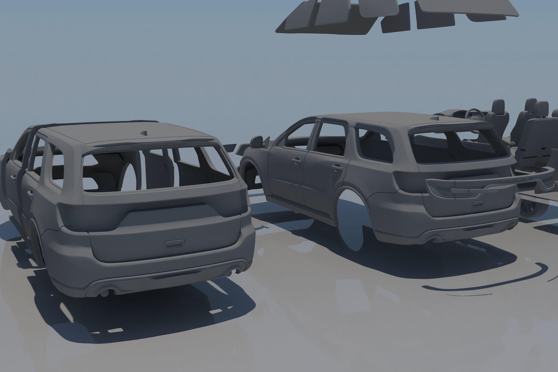 Dodge Durango SRT  3D print model_23