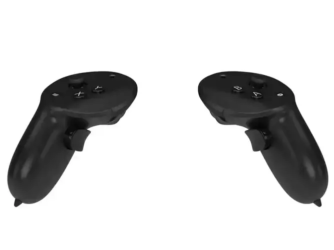 Meta Quest Touch Pro Controllers 3D model