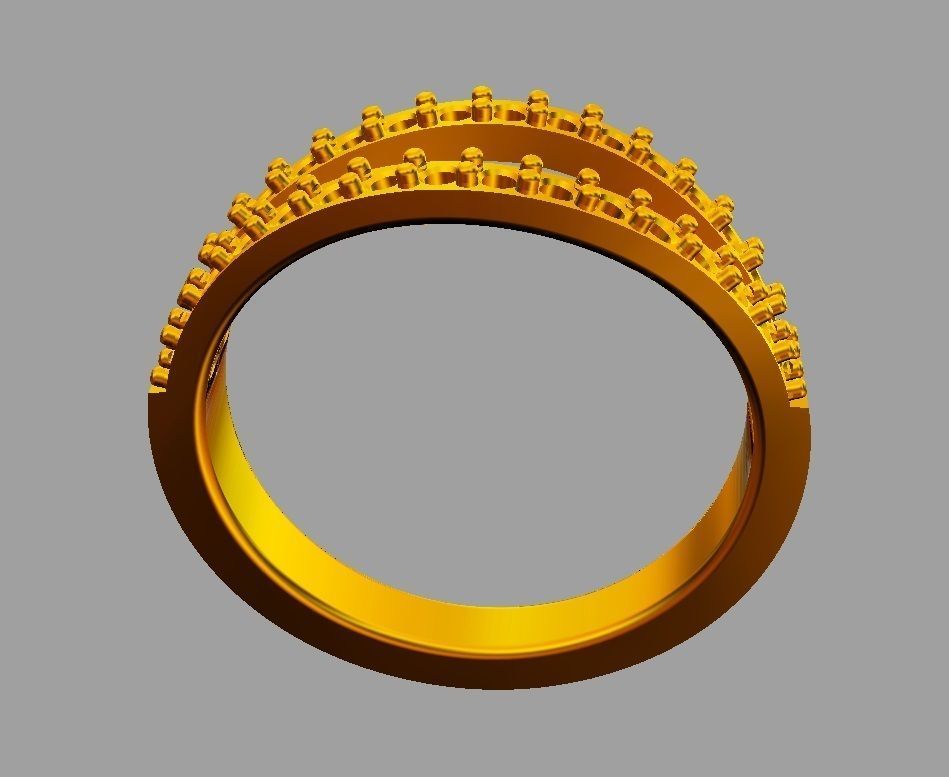 Diamond Ring 3D print model_11
