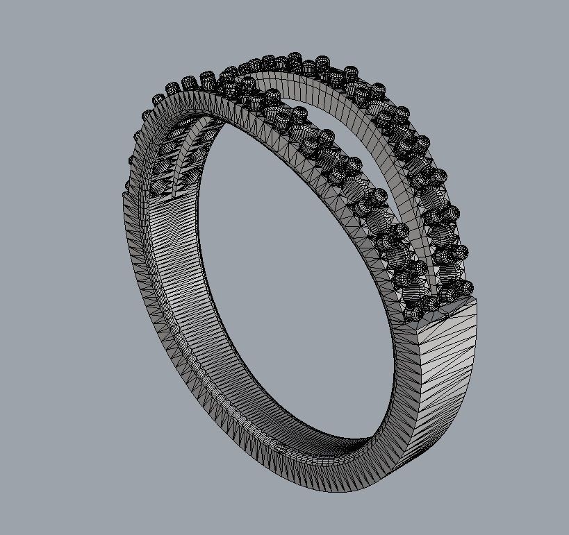 Diamond Ring 3D print model_15