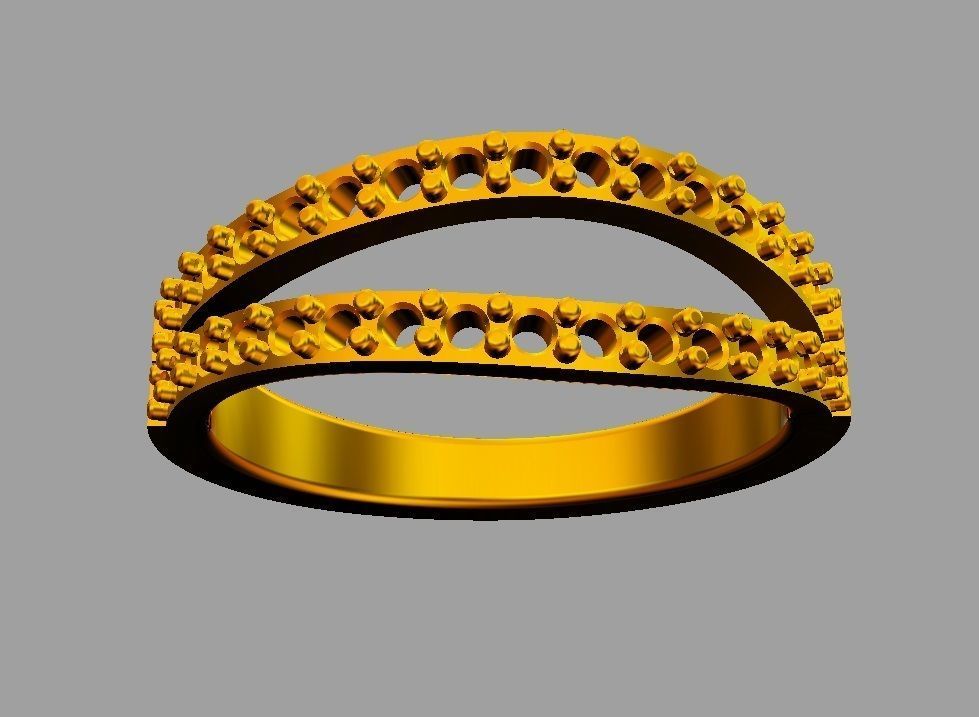 Diamond Ring 3D print model_8