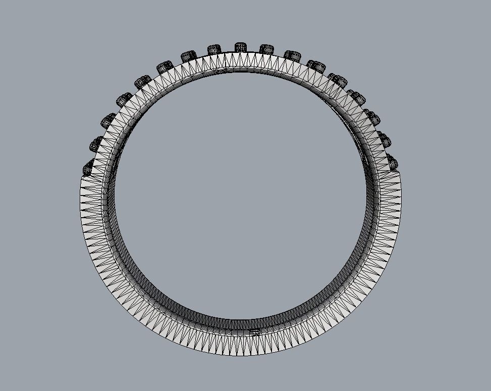 Diamond Ring 3D print model_16