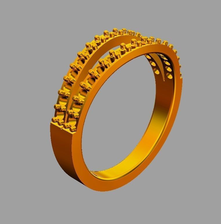 Diamond Ring 3D print model_9