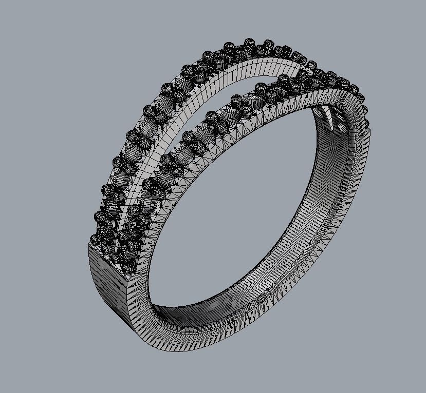 Diamond Ring 3D print model_13