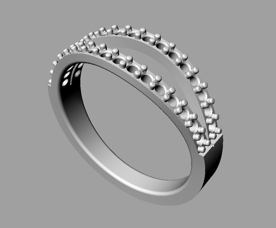 Diamond Ring 3D print model_19