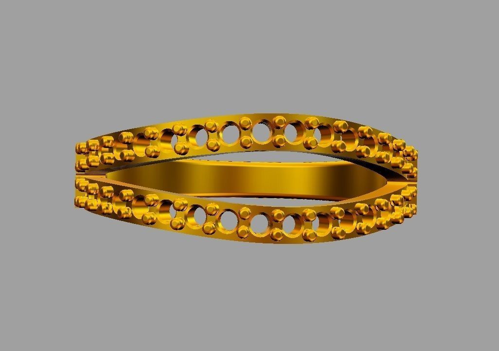 Diamond Ring 3D print model_12