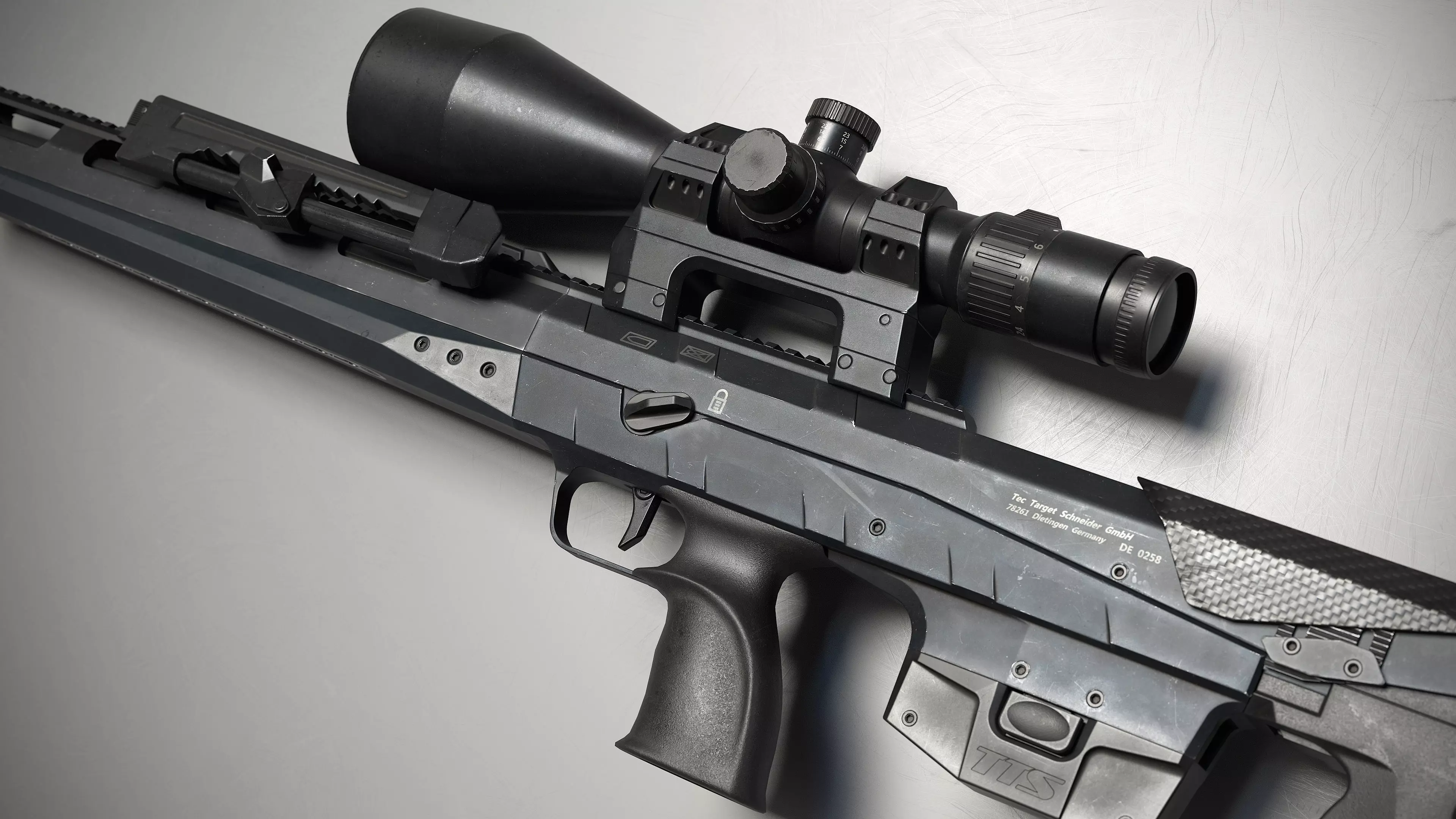 TTS Xceed sniper rifle Low-poly 3D model_0