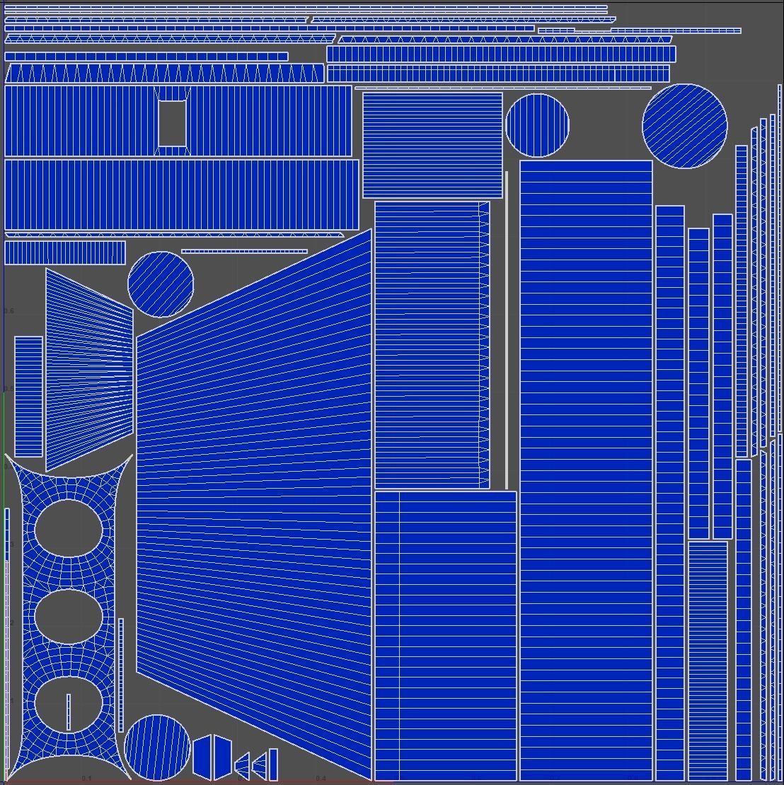 TTS Xceed sniper rifle Low-poly 3D model_17