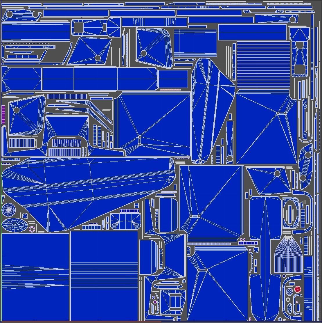 TTS Xceed sniper rifle Low-poly 3D model_15