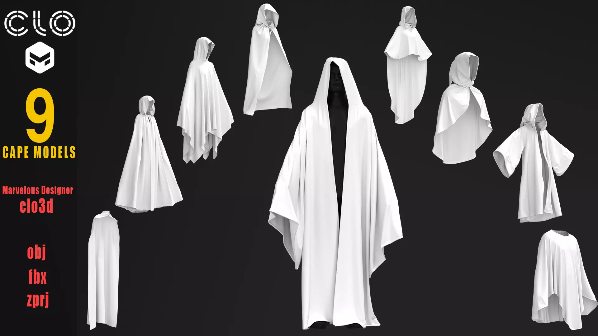 9CAPE MODELS 3D model