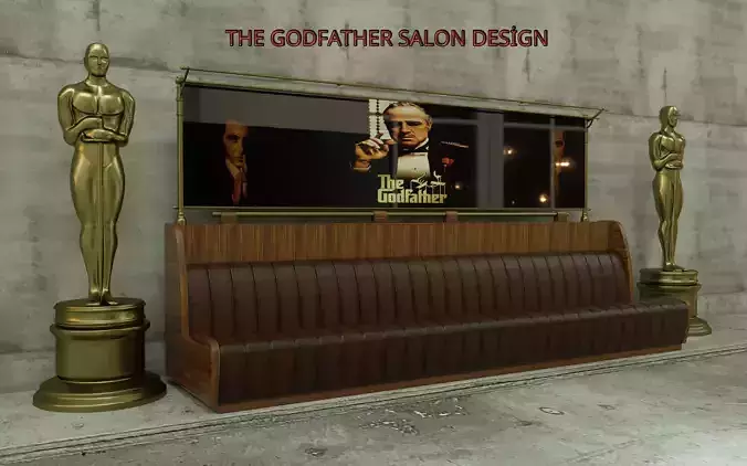 The Godfather  SOFA 3D MODEL 3D model