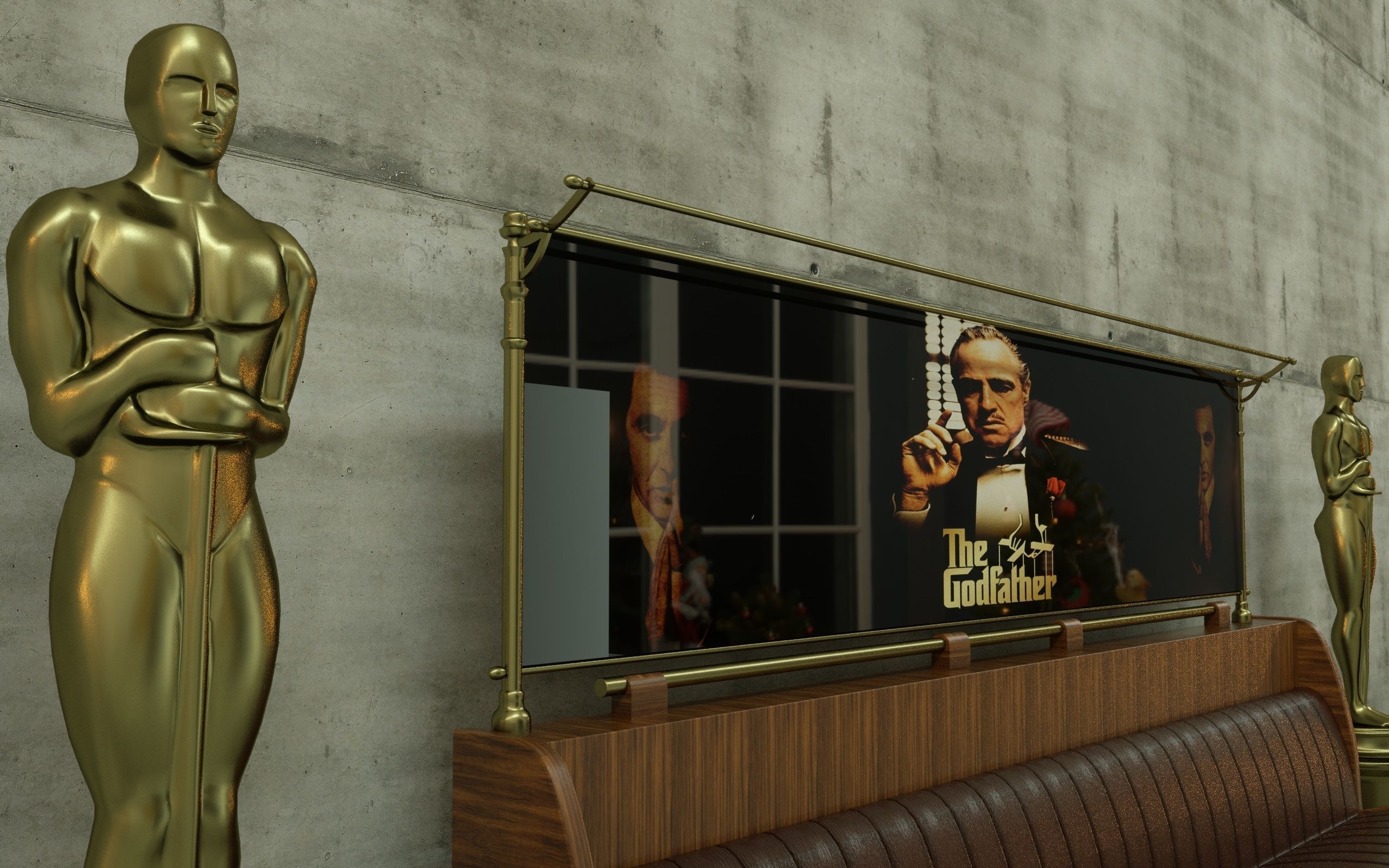 The Godfather SOFA 3D MODEL 3D model_5