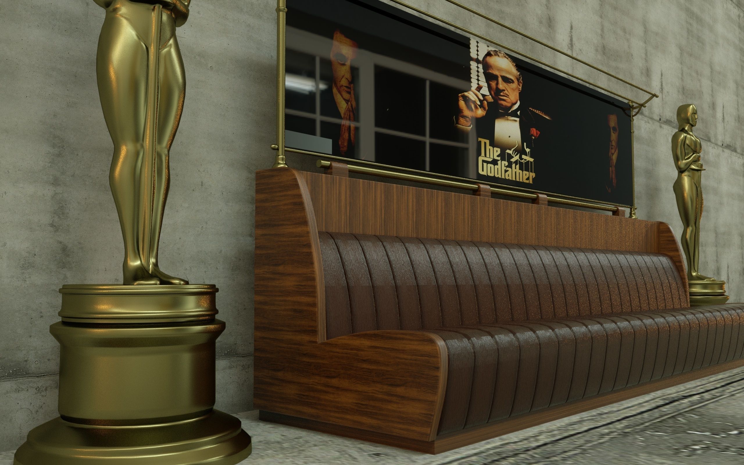 The Godfather SOFA 3D MODEL 3D model_4
