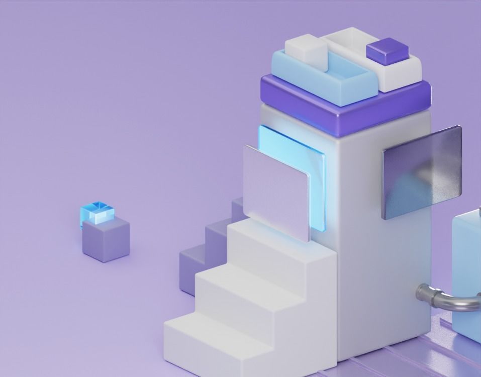 Science And Technology 3D model_2