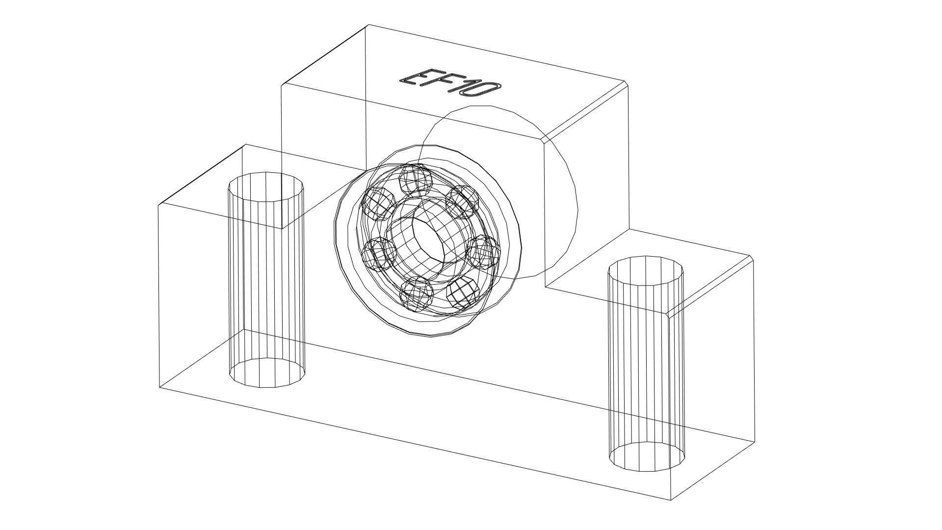 EF10 supports 3D model_5