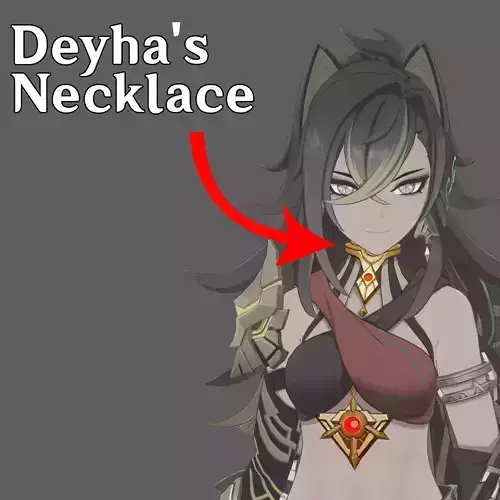 Deyha Necklace - Genshin Impact  3D print model