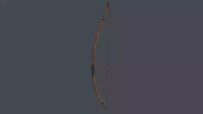 Bow 3D Model and arrow