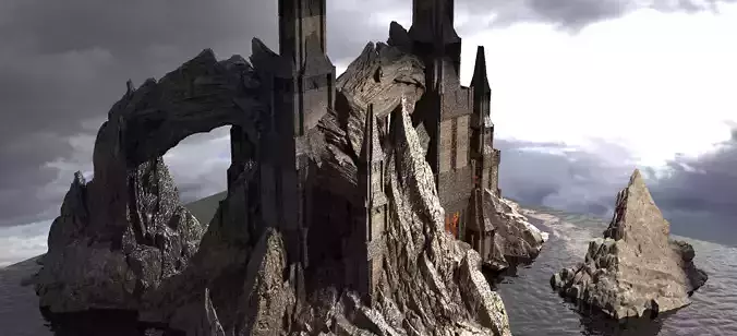 Castle Vlad Ocean Walls Kit bash