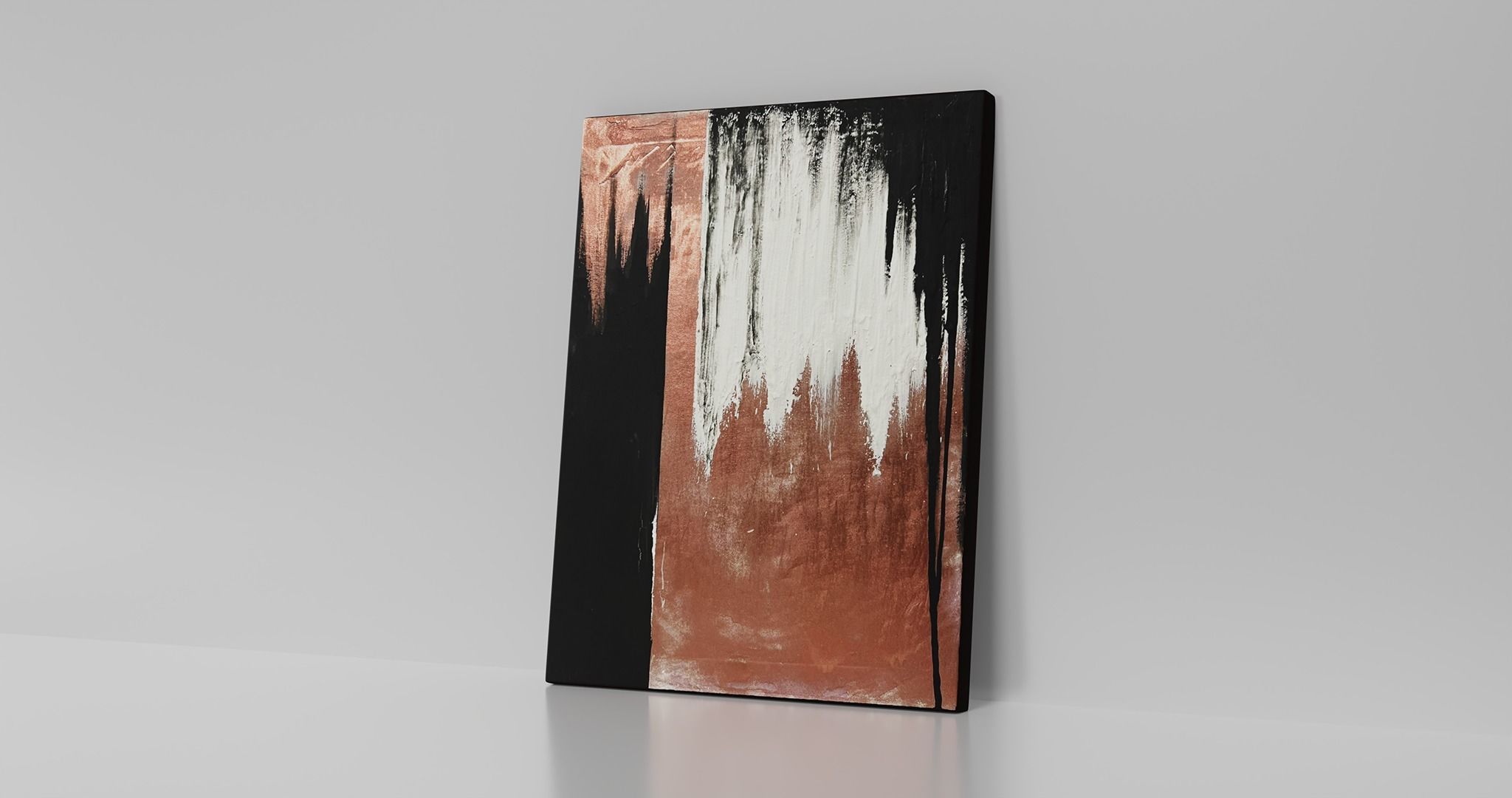 Decorative painting Abstraction Low-poly 3D model_2