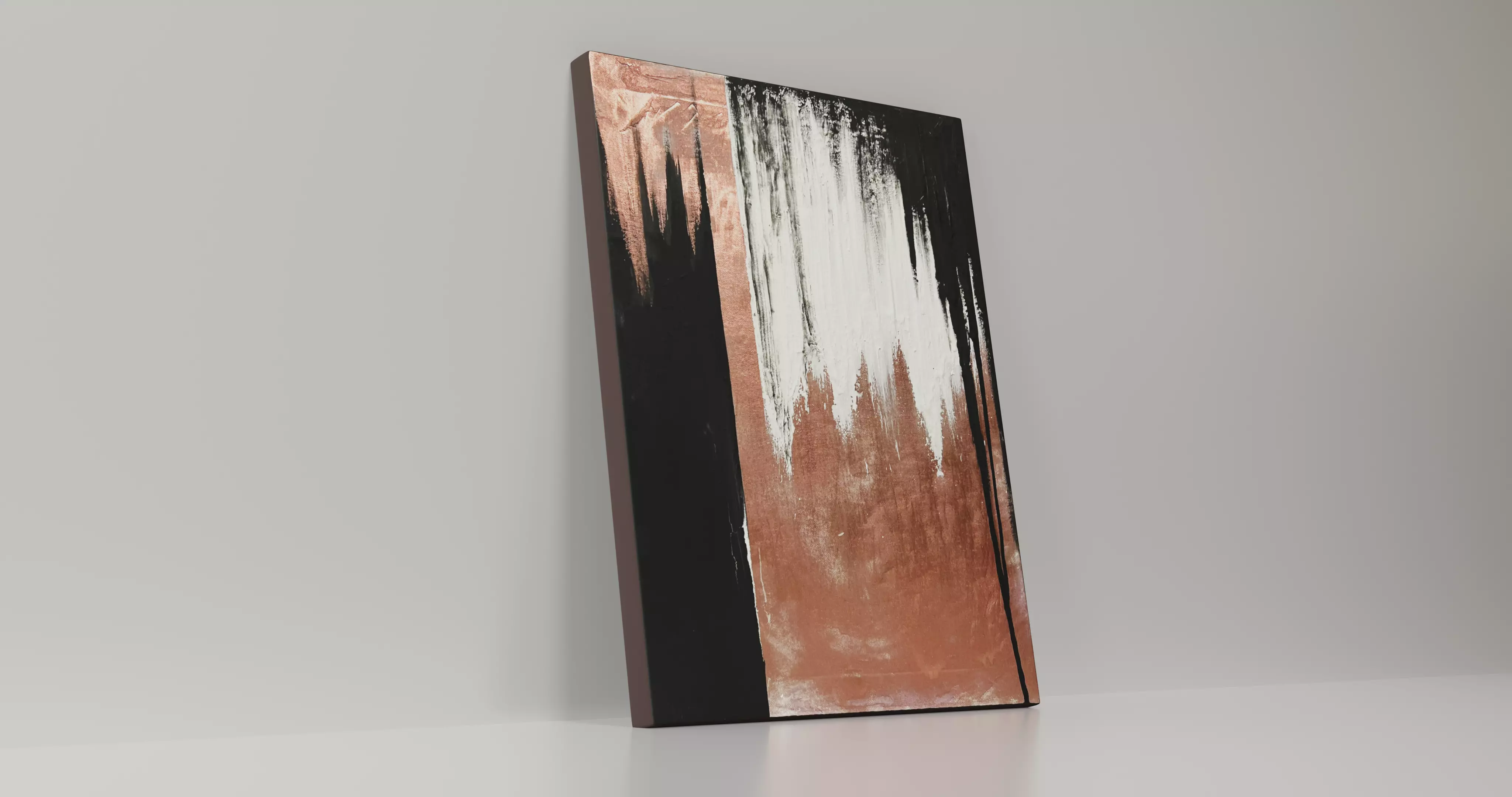 Decorative painting Abstraction Low-poly 3D model_0