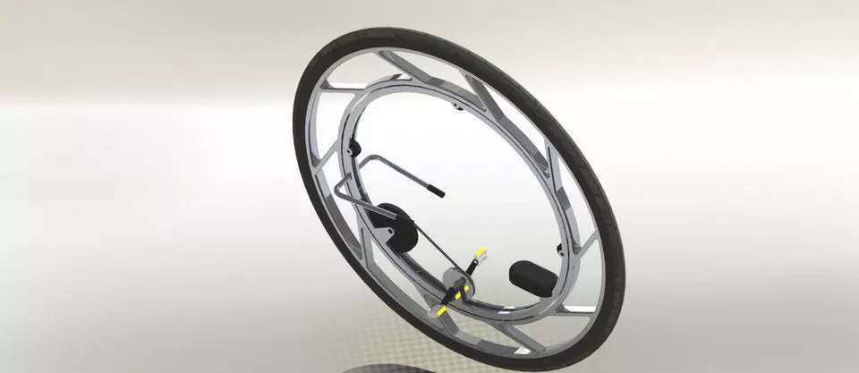 Mono Wheel Bike Free 3D model