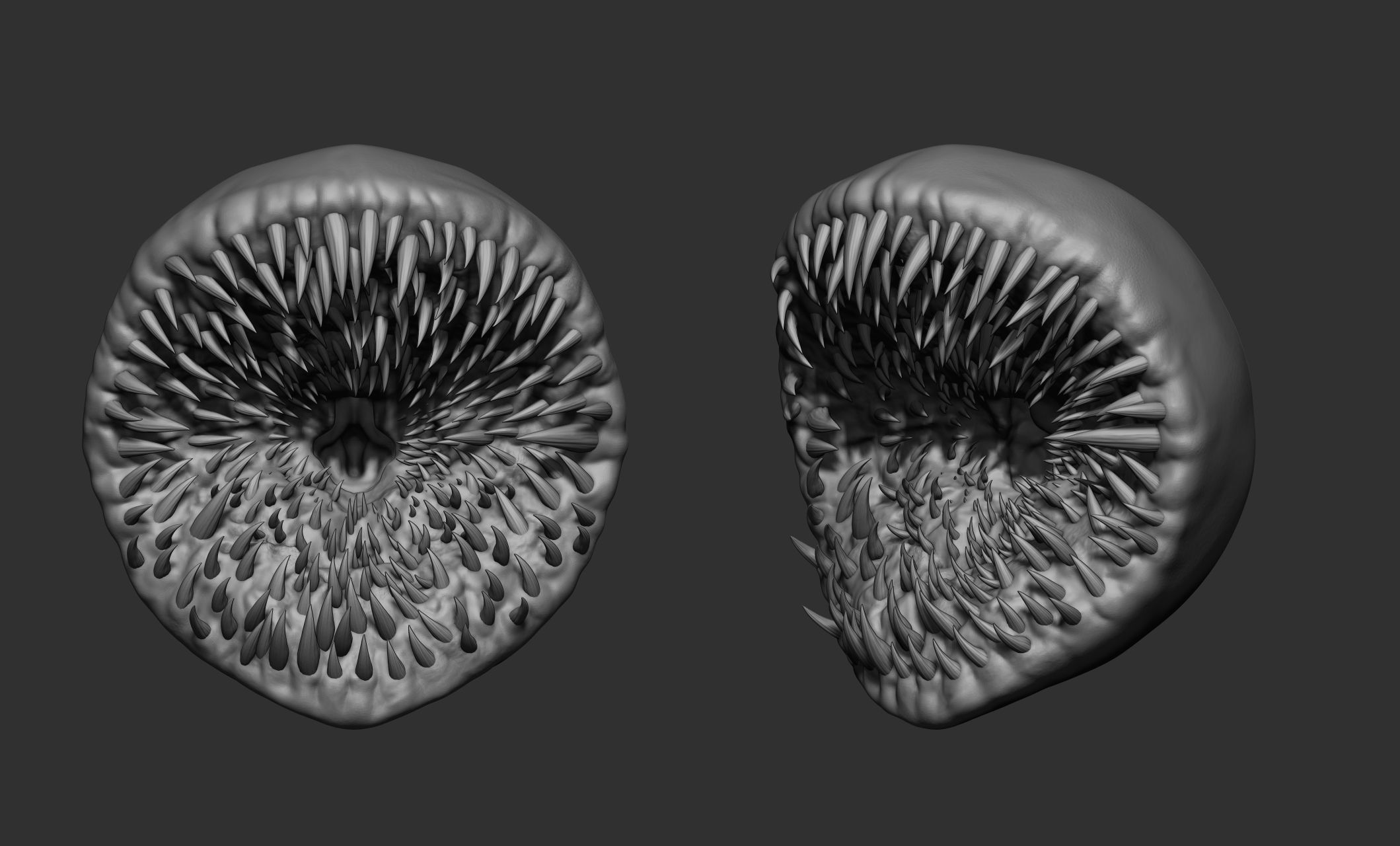 Creature  Monster Teeth 3D model_21