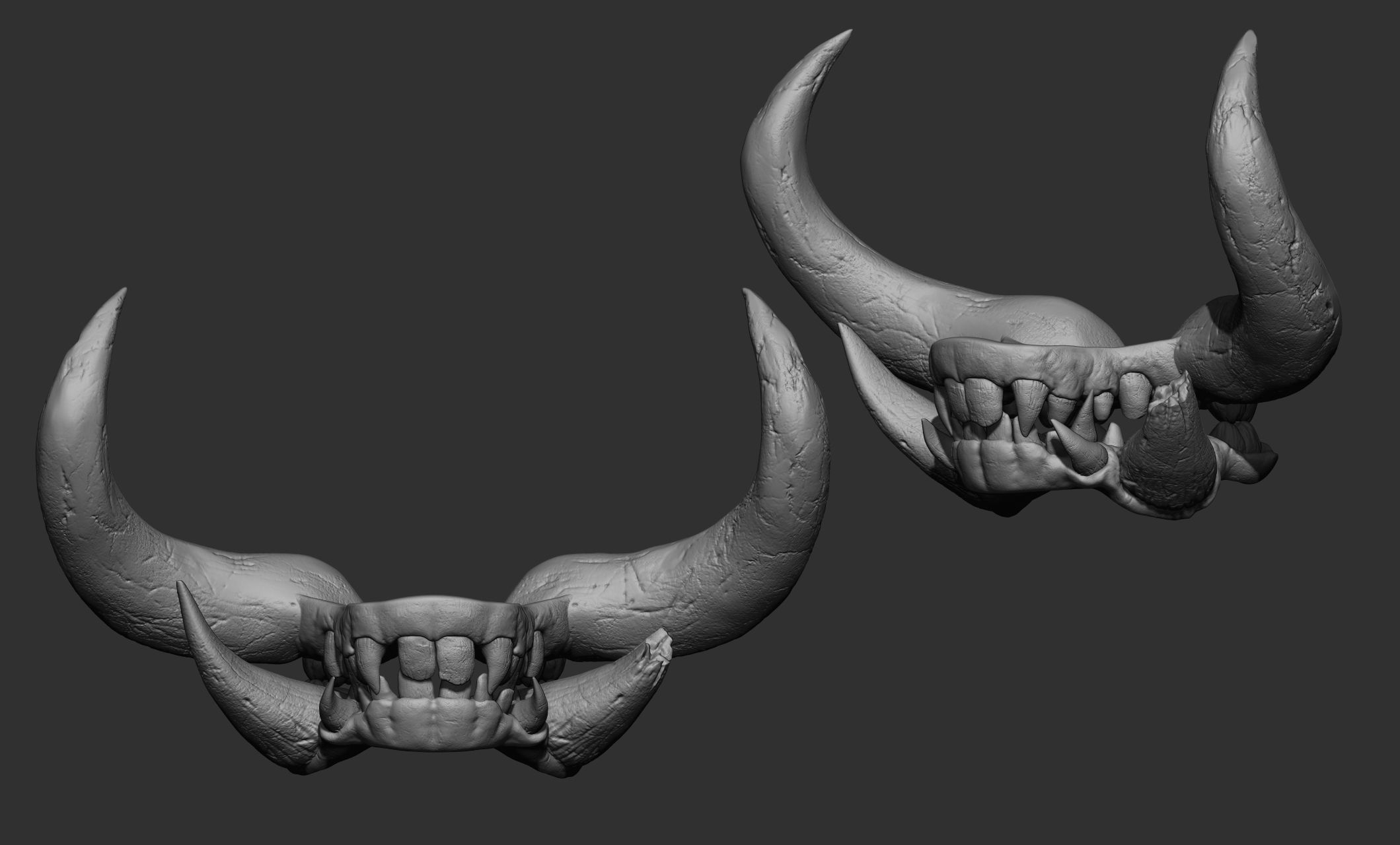 Creature  Monster Teeth 3D model_23