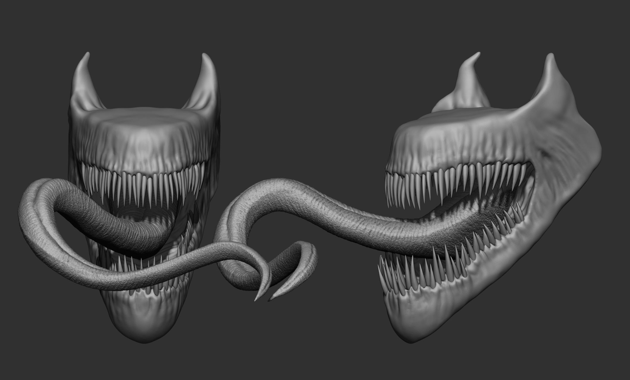 Creature  Monster Teeth 3D model_20