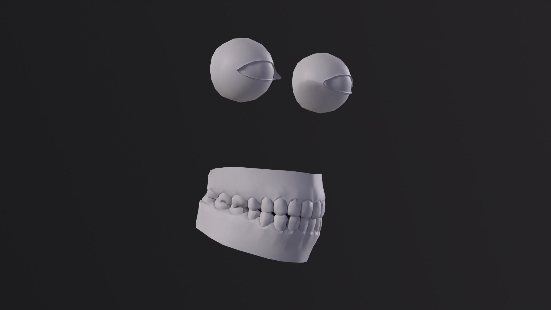 Characters base mesh pack Low-poly 3D model_16