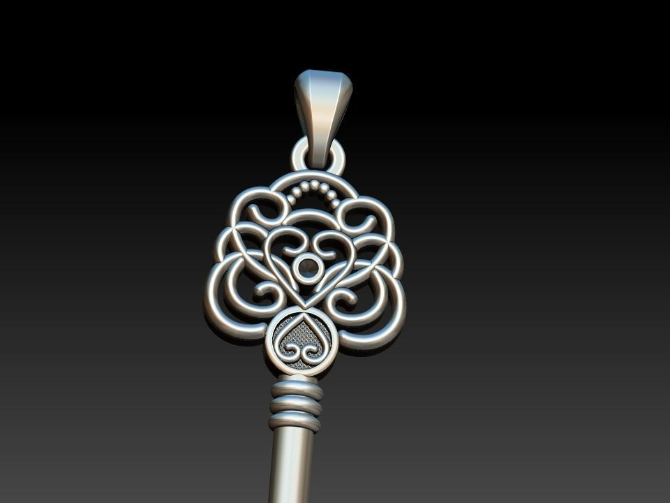 Key Chave Pendant 3D print model_18
