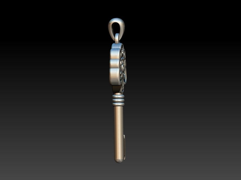 Key Chave Pendant 3D print model_4