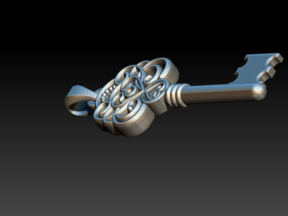Key Chave Pendant 3D print model_17