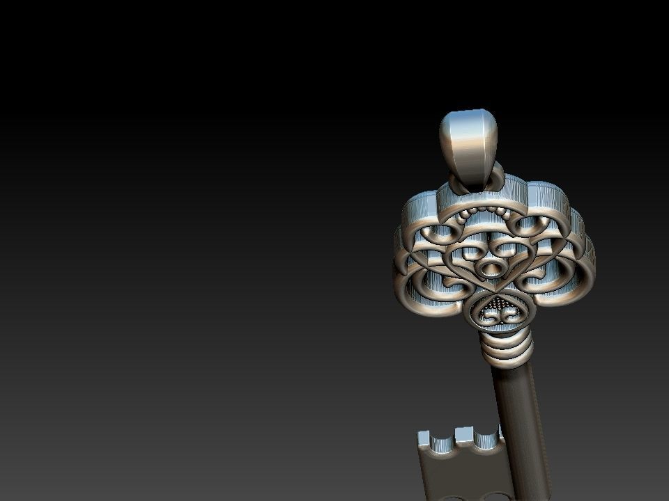 Key Chave Pendant 3D print model_19