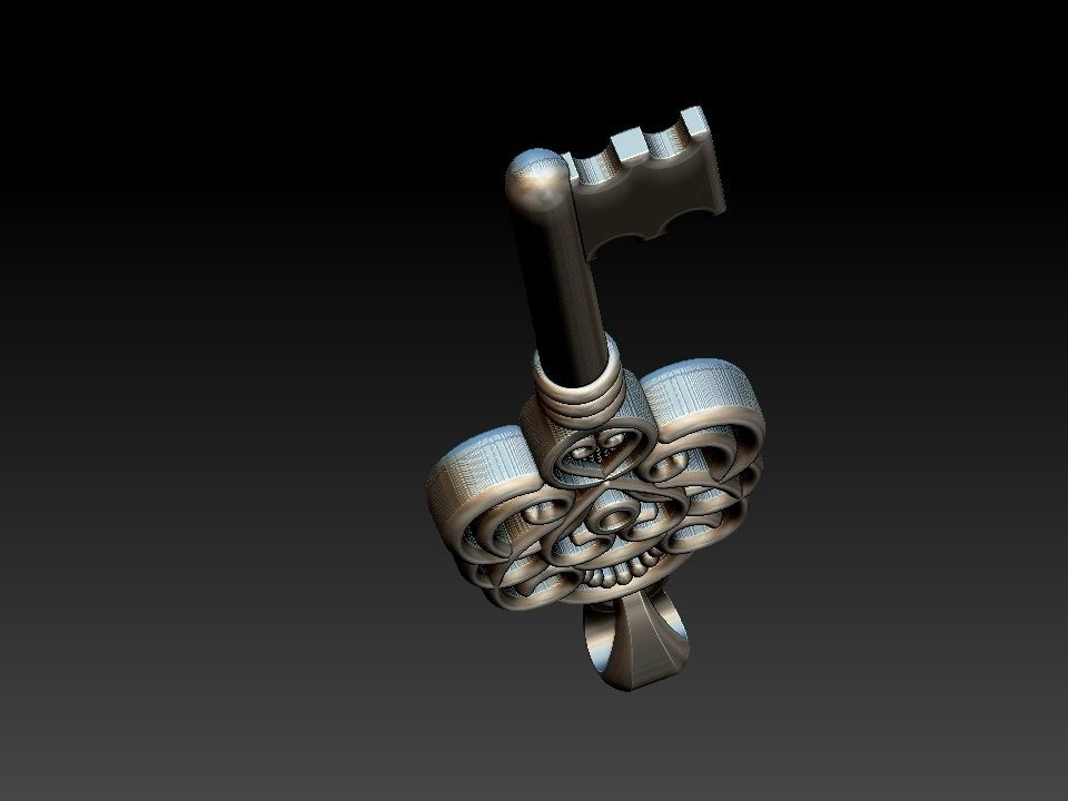 Key Chave Pendant 3D print model_14