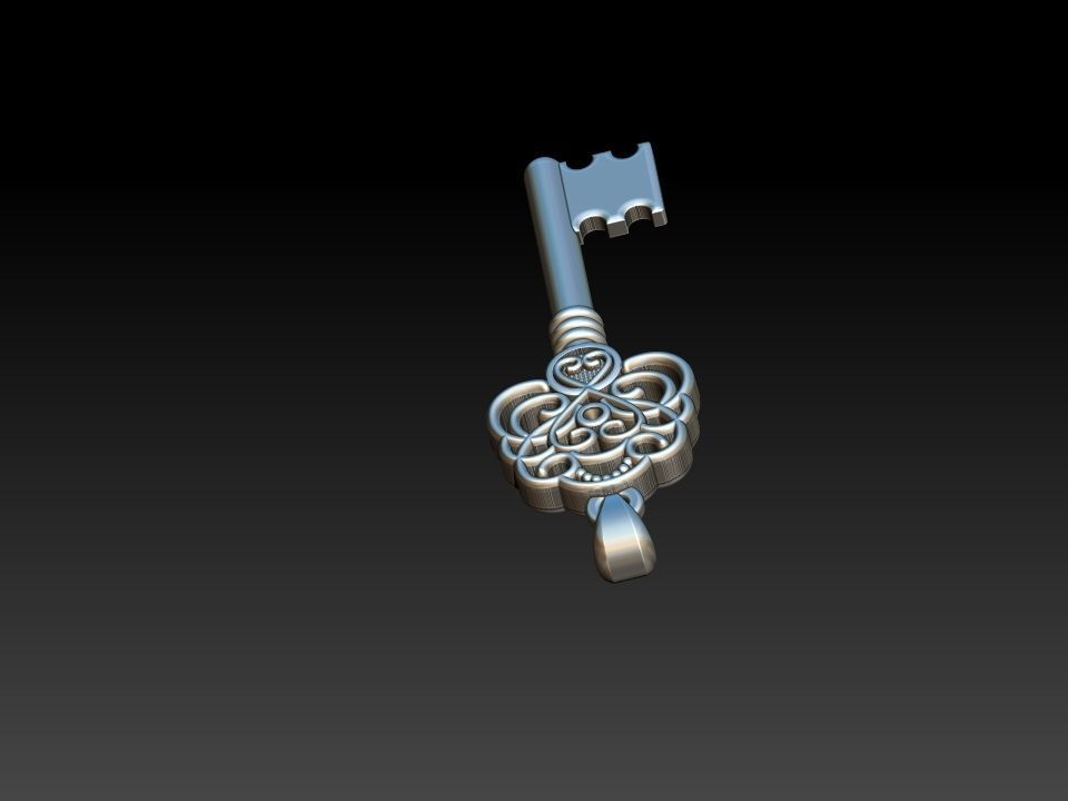 Key Chave Pendant 3D print model_9