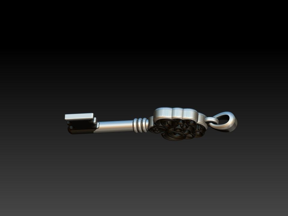 Key Chave Pendant 3D print model_12
