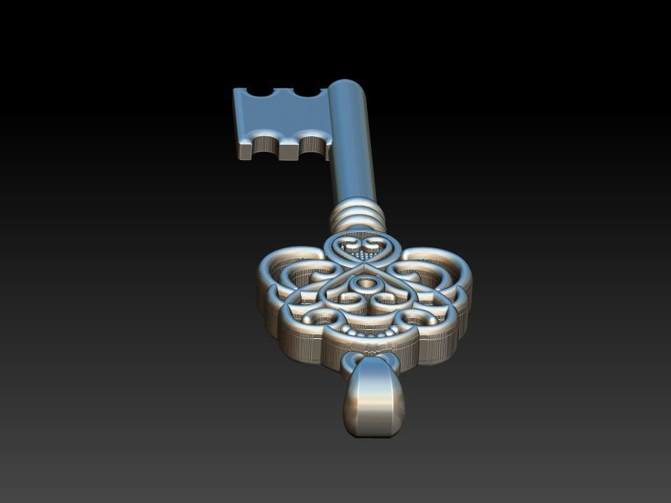 Key Chave Pendant 3D print model_13