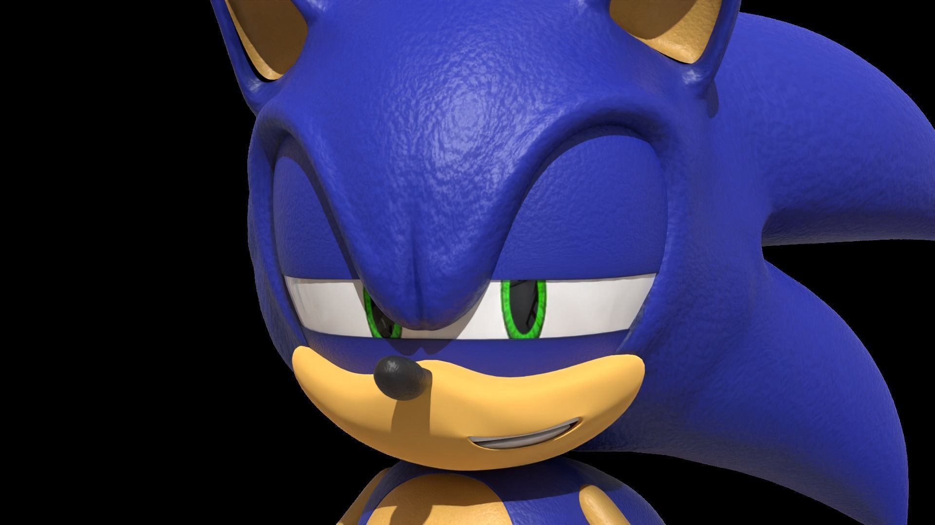 Sonic The Hedgehog 3D model_3